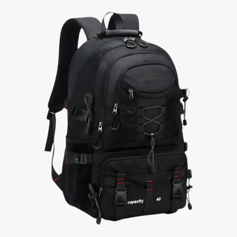NoahPack -Skuldertaske med stor kapacitet med flere lynlåslommer og justerbare stropperr Lundbutik
