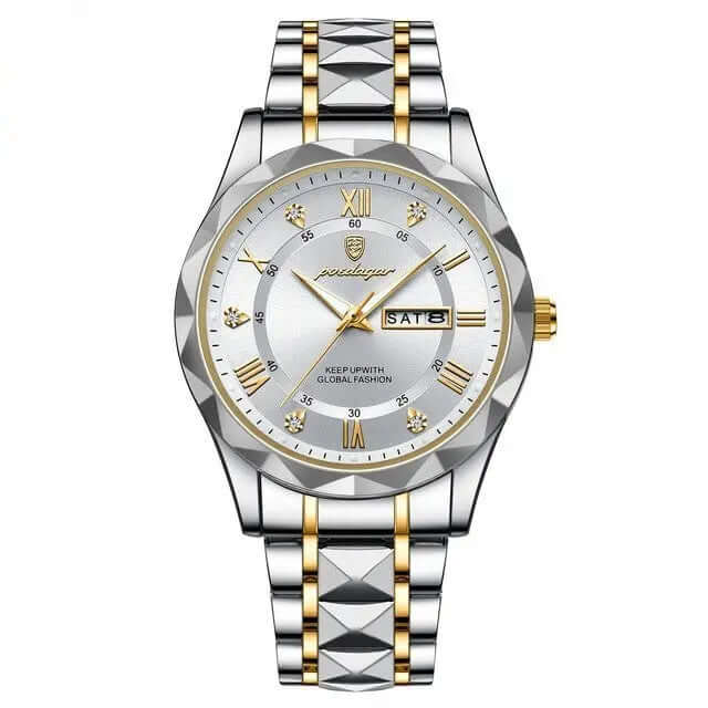 Hugo - Elegant ur med vandtæt display og tidløs stil-Watches-Lundbutik-Sølvvit-Lund Butik