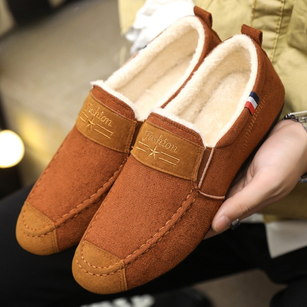 Jacob – Casual Slip-On Loafer-stil sko med broderede detaljer