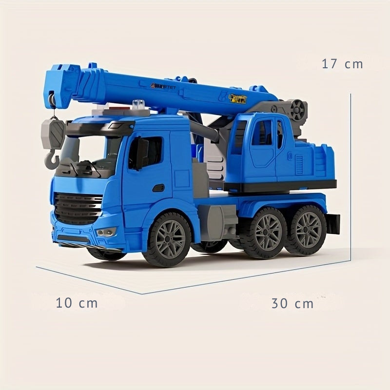 CranePro - Kran lastbil legetøj med realistiske lyde og bevægelig kranarm
