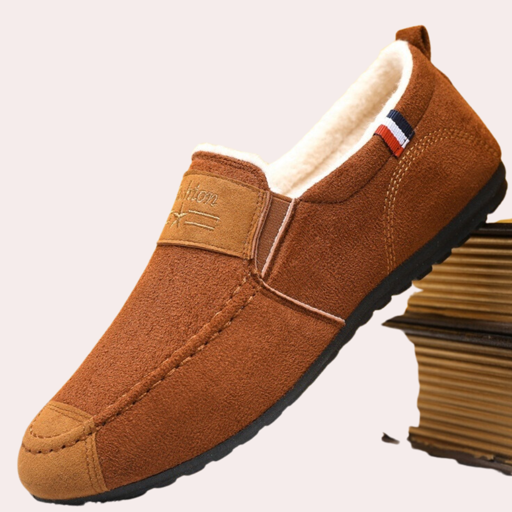 Jacob – Casual Slip-On Loafer-stil sko med broderede detaljer