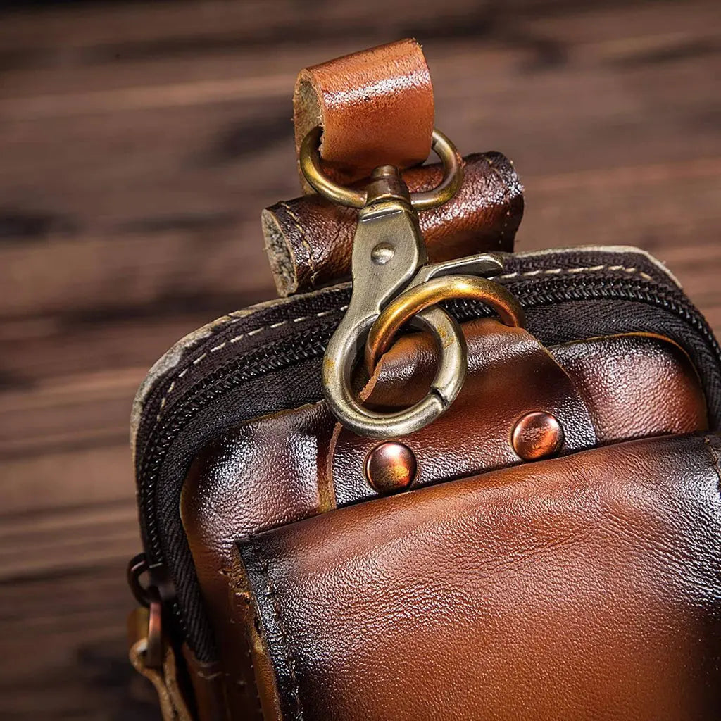 Lucas - Stilfuld bæltetaske med sikker opbevaring-Apparel & Accessoiries-Lundbutik-Lund Butik