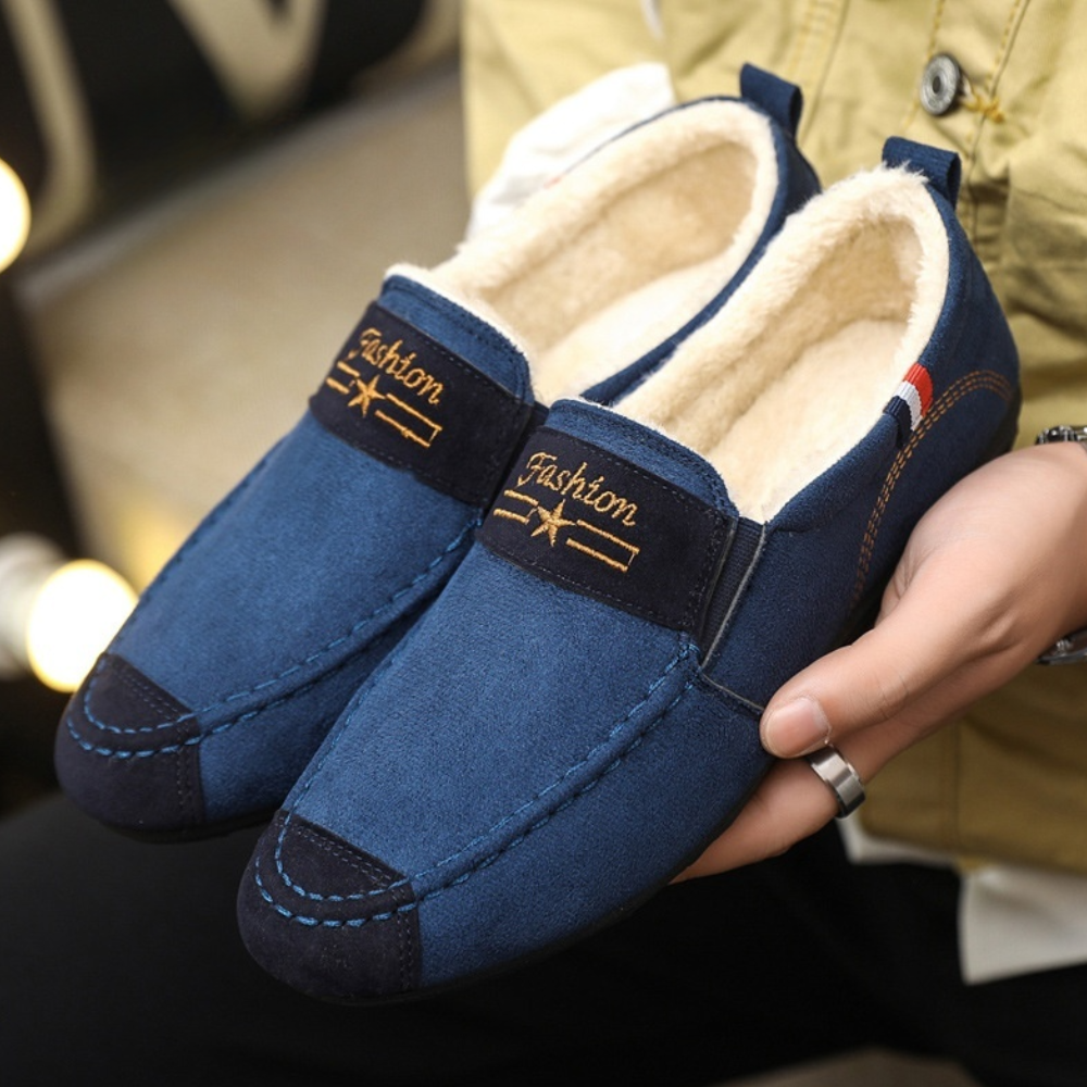 Jacob – Casual Slip-On Loafer-stil sko med broderede detaljer