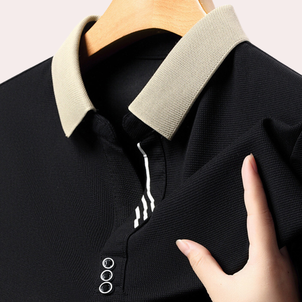 Adrean - Komfortabel slim fit skjorte med lange ærmer Lundbutik