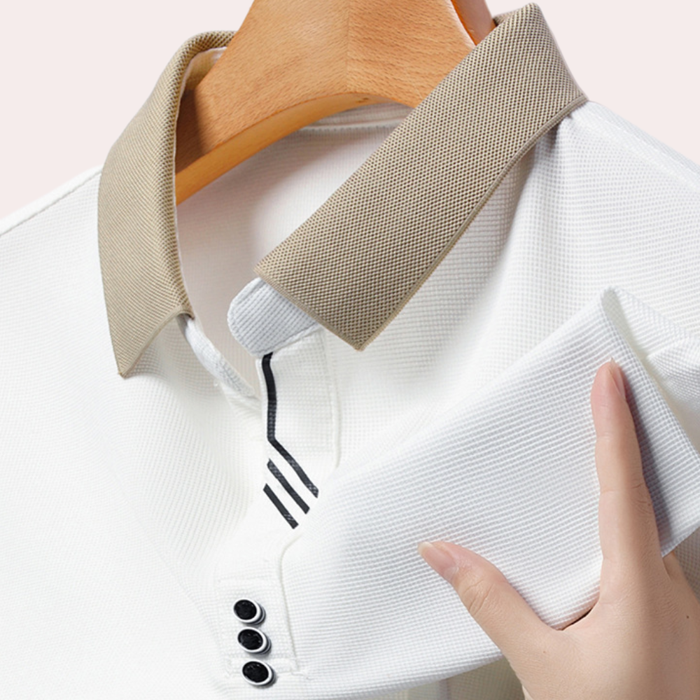 Adrean - Komfortabel slim fit skjorte med lange ærmer Lundbutik