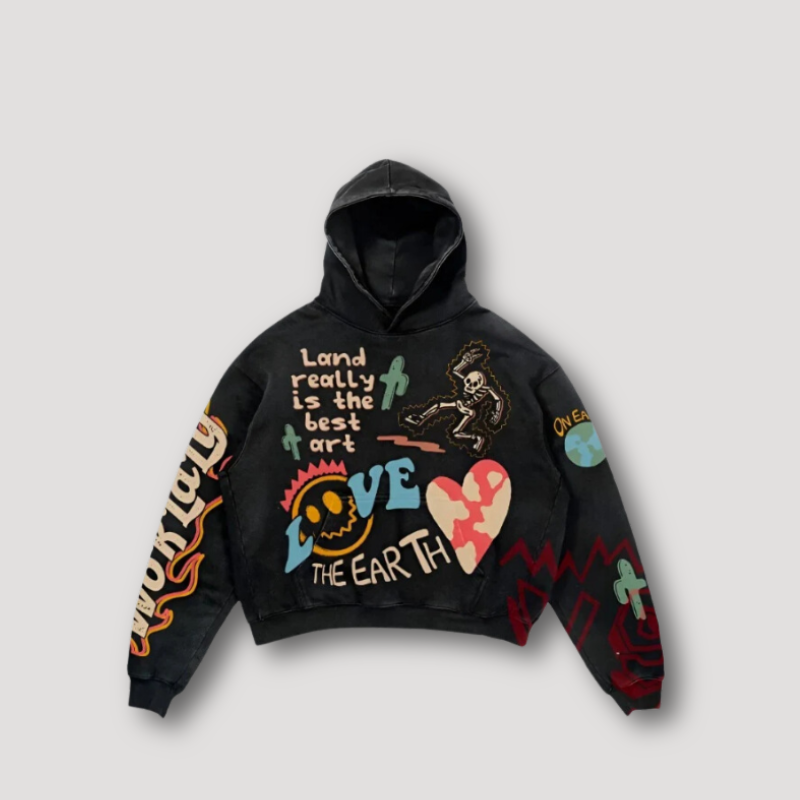 Unieke Streetwear Hoodies - Kunstzinnige Prints & Inspirerende Teksten Studio Belle