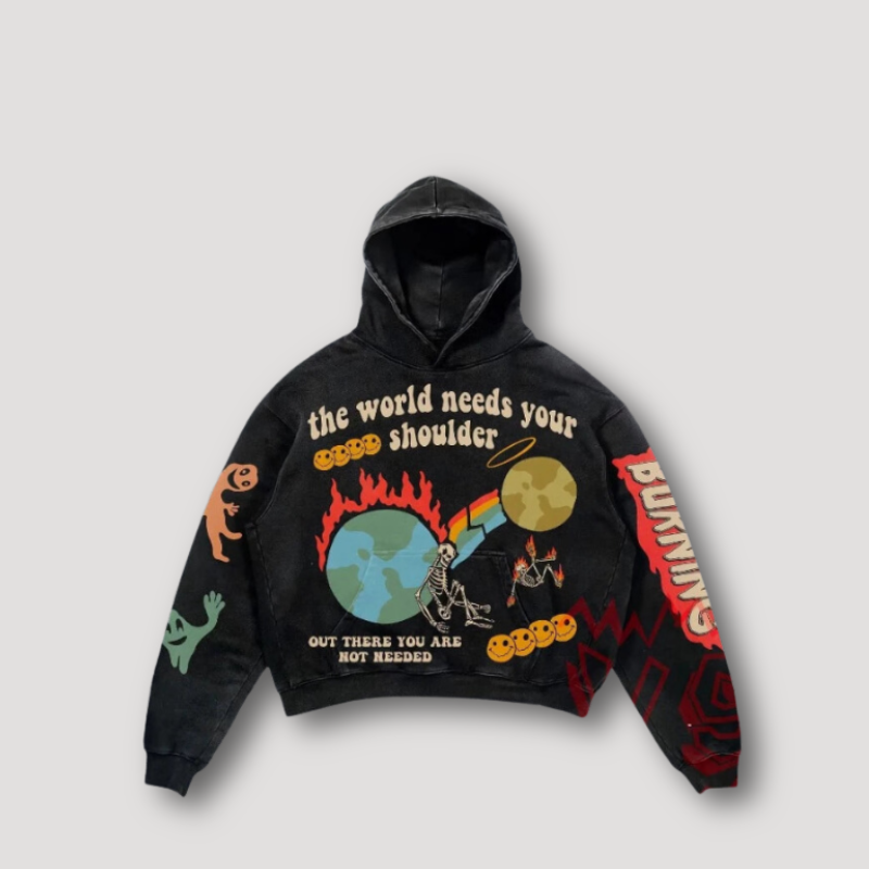 Unieke Streetwear Hoodies - Kunstzinnige Prints & Inspirerende Teksten Studio Belle