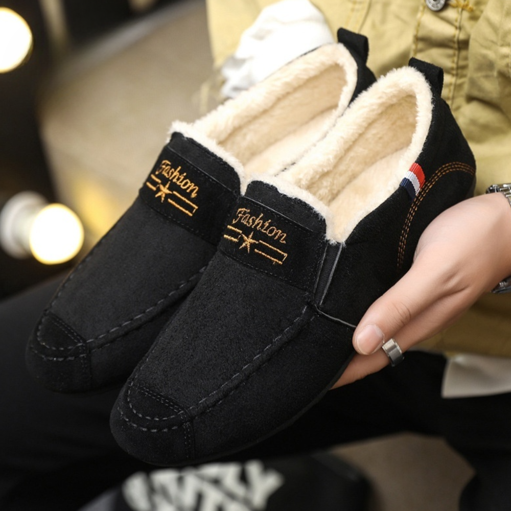 Jacob – Casual Slip-On Loafer-stil sko med broderede detaljer