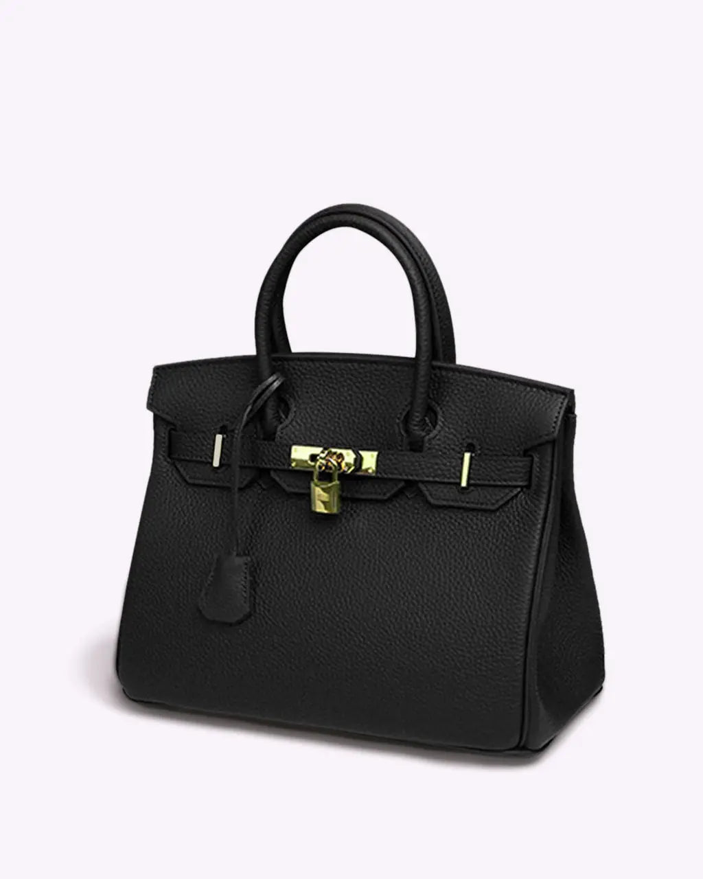 Isadora - Stilfuld håndtaske med justerbar rem og rummelig opbevaring-Handbags-Lundbutik-Sort-Standard-Lund Butik