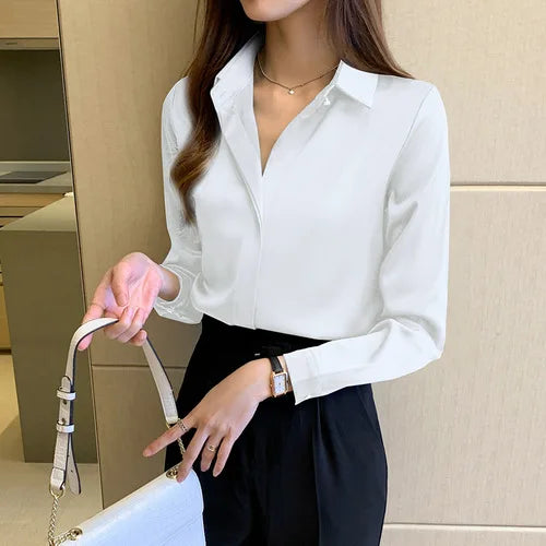 Nolita – Elegant bluse med lange ærmer