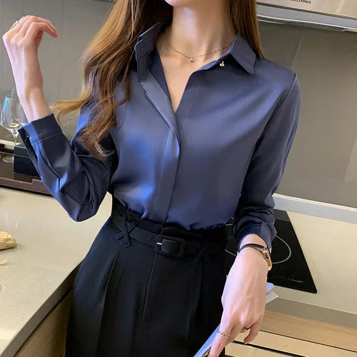 Nolita – Elegant bluse med lange ærmer