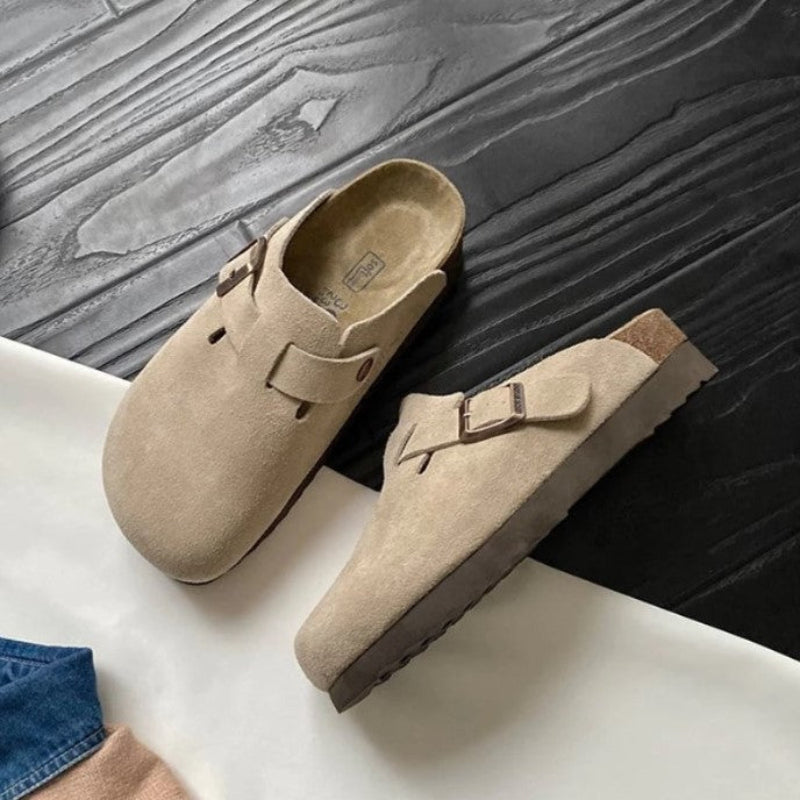 Amara - Komfortabel flad sko med skridsikker sål Lundbutik
