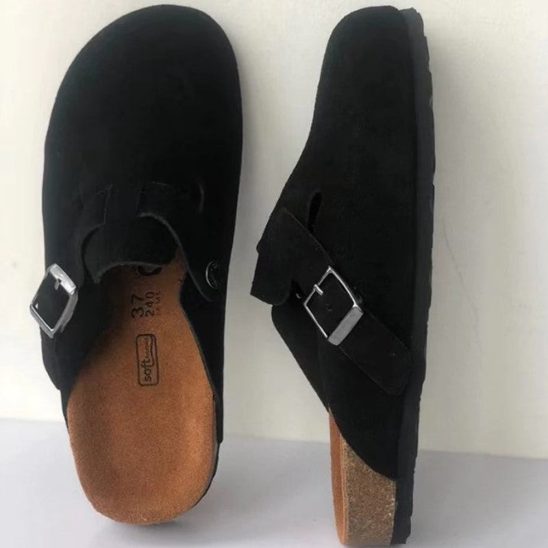 Amara - Komfortabel flad sko med skridsikker sål Lundbutik