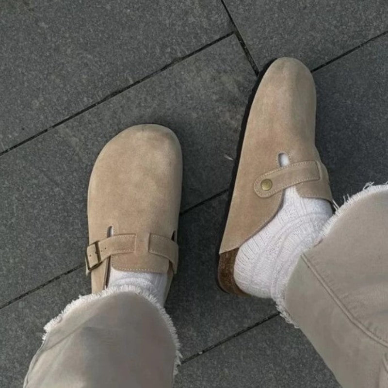 Amara - Komfortabel flad sko med skridsikker sål Lundbutik