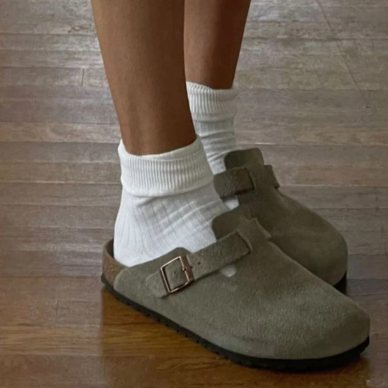 Amara - Komfortabel flad sko med skridsikker sål Lundbutik