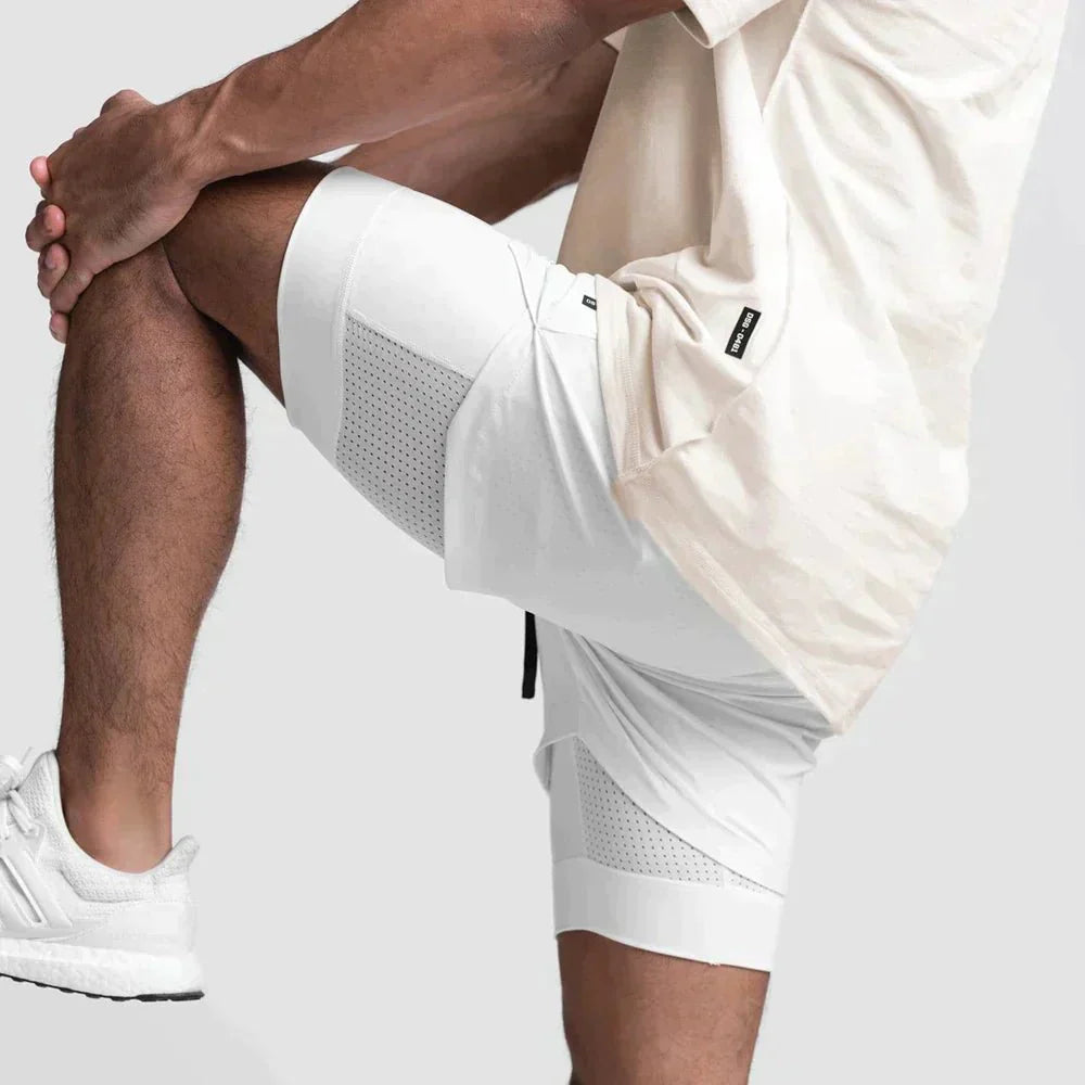 Adrean - Komfortable træningsshorts med justerbar snøre og lommer Lundbutik