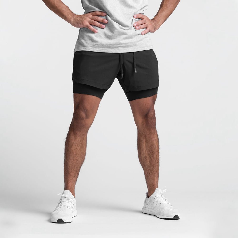Adrean - Komfortable træningsshorts med justerbar snøre og lommer Lundbutik