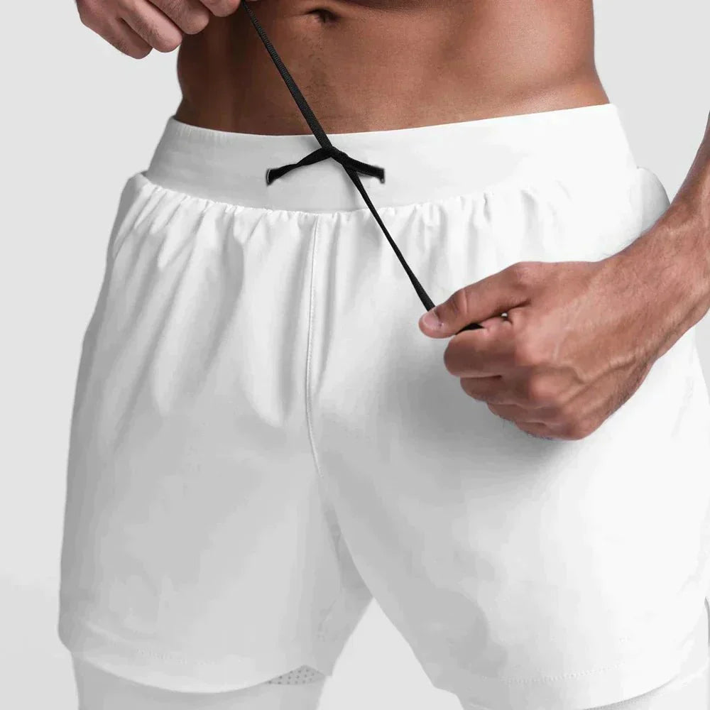 Adrean - Komfortable træningsshorts med justerbar snøre og lommer Lundbutik
