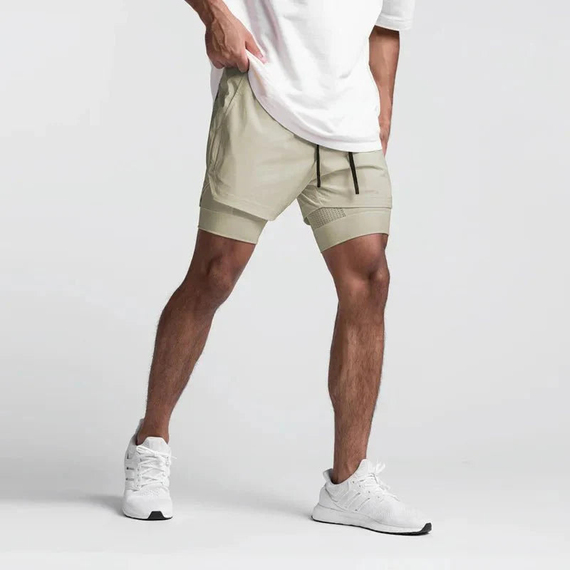 Adrean - Komfortable træningsshorts med justerbar snøre og lommer Lundbutik