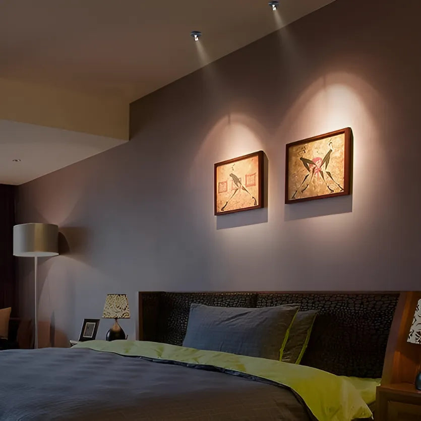EmilGlow - Trådløse LED-spotlights med justerbar vinkel og nem montering Lundbutik