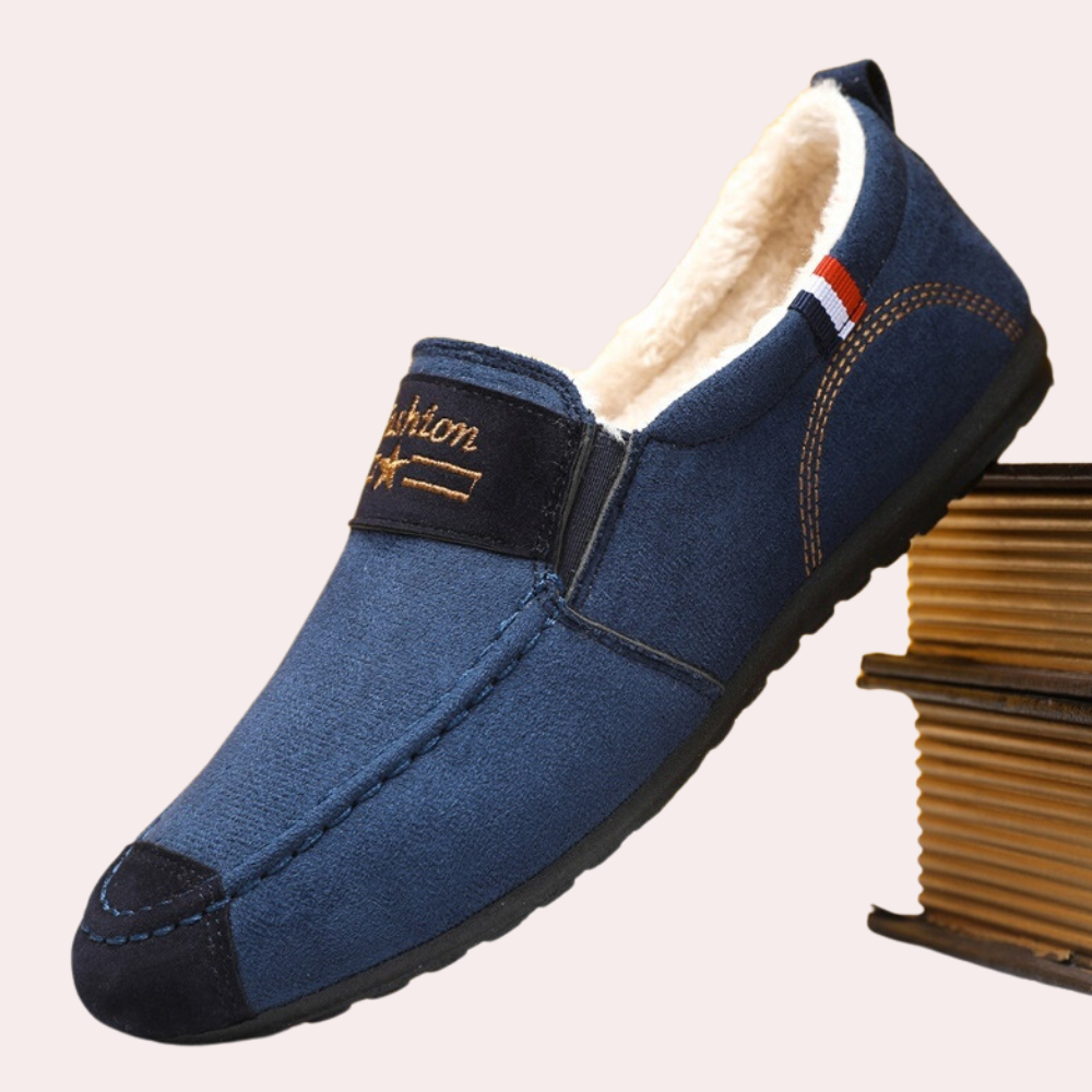 Jacob – Casual Slip-On Loafer-stil sko med broderede detaljer