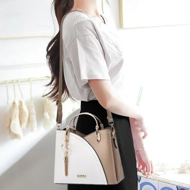Briana - Elegant skuldertaske med justerbare stropper-Apparel & Accessoiries-Lundbutik-Lund Butik