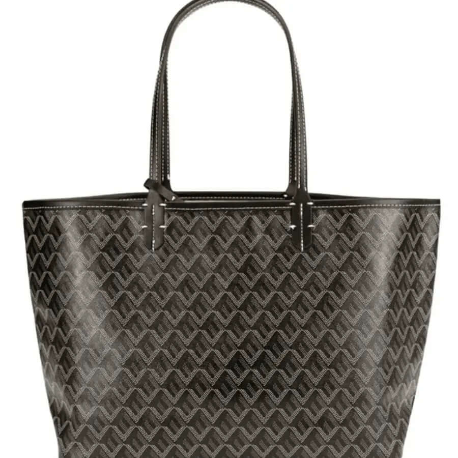 Camila – Rummelig Dame Tote Håndtaske med Indvendige Lommer-Handbags-Lundbutik-Sort-Standard-Lund Butik