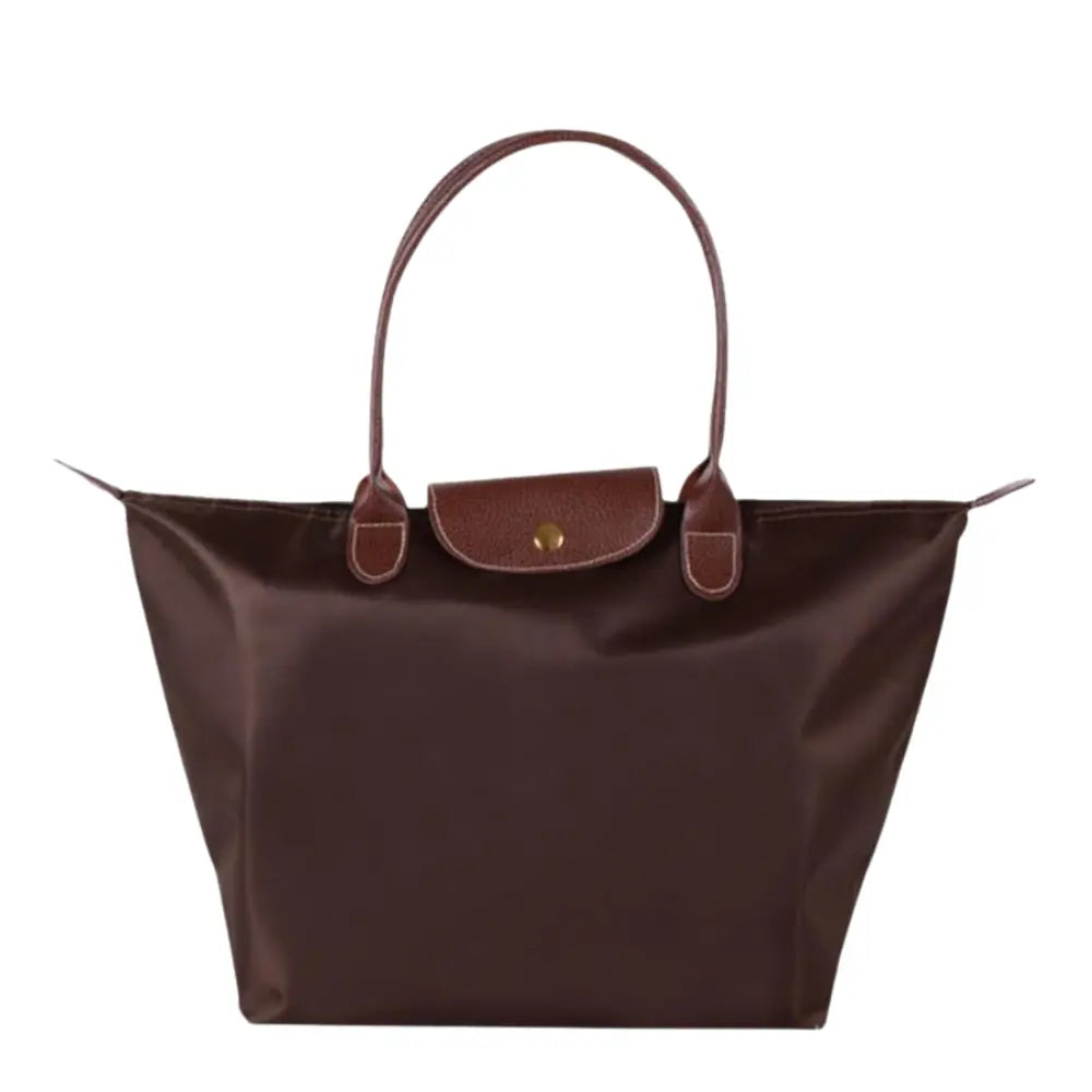 Emily - Afslappet skuldertaske med justerbar rem-Apparel & Accessoiries-Lundbutik-Brun-Standard-Lund Butik
