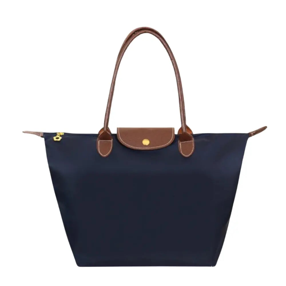 Emily - Afslappet skuldertaske med justerbar rem-Apparel & Accessoiries-Lundbutik-Marineblå-Standard-Lund Butik