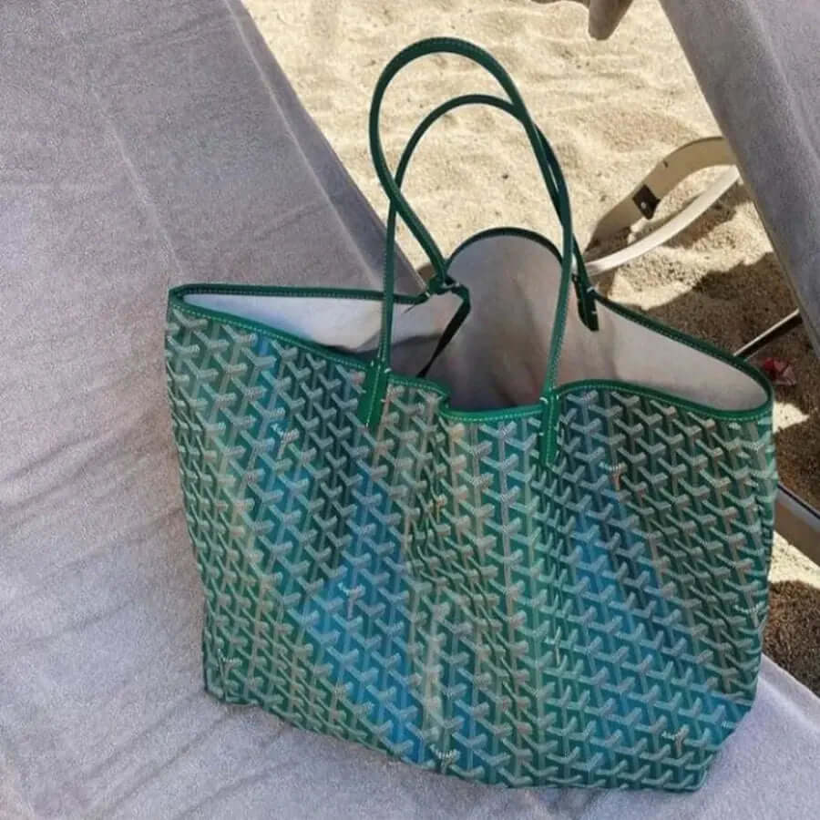 Camila – Rummelig Dame Tote Håndtaske med Indvendige Lommer-Handbags-Lundbutik-Grøn-Standard-Lund Butik