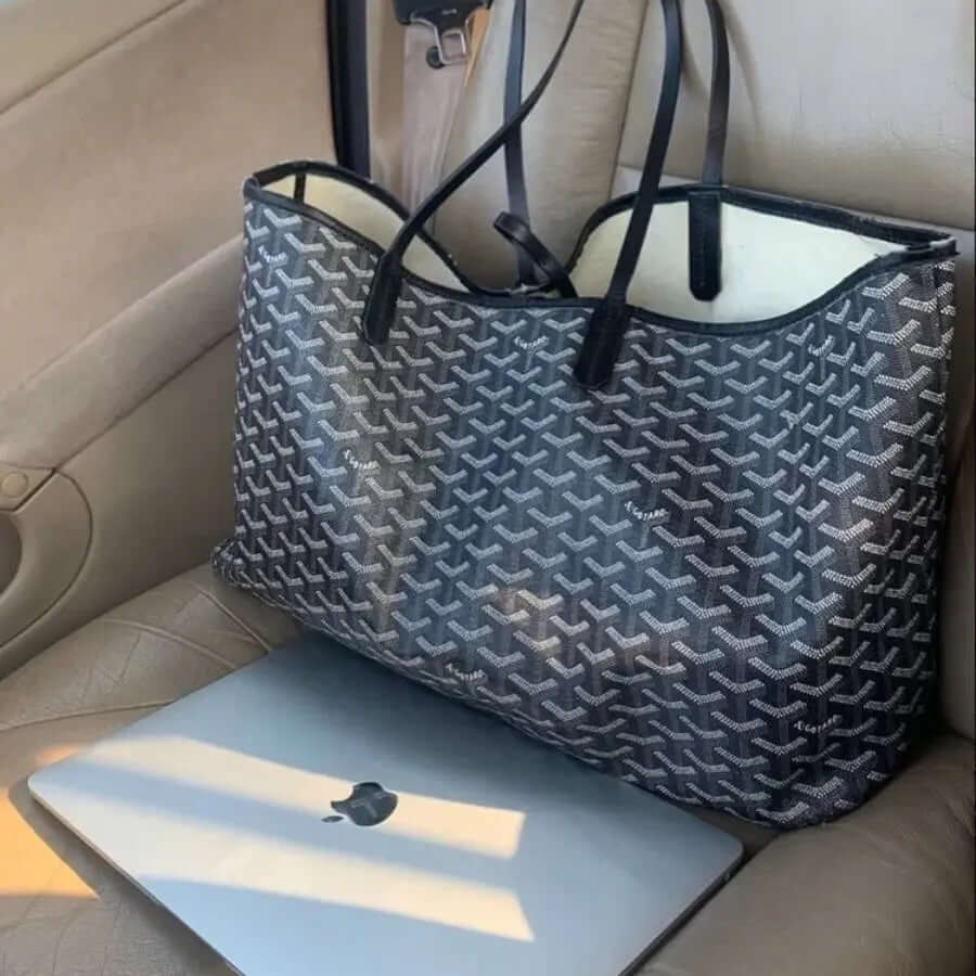 Camila – Rummelig Dame Tote Håndtaske med Indvendige Lommer-Handbags-Lundbutik-Lund Butik