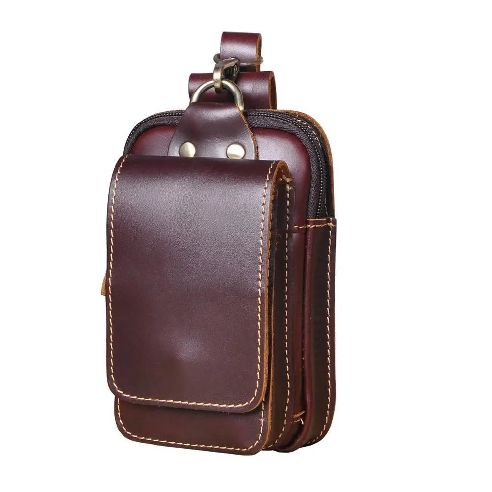 Lucas - Stilfuld bæltetaske med sikker opbevaring-Apparel & Accessoiries-Lundbutik-Vinrød-Standard-Lund Butik