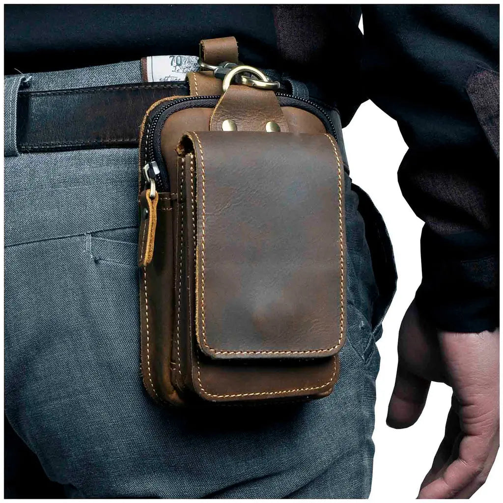 Lucas - Stilfuld bæltetaske med sikker opbevaring-Apparel & Accessoiries-Lundbutik-Lund Butik