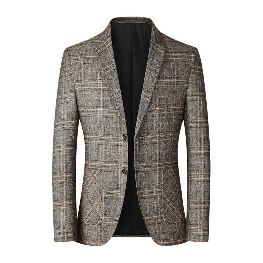 Claus - Smal pasform blazer med reverskrave og langærmede lommer Lundbutik