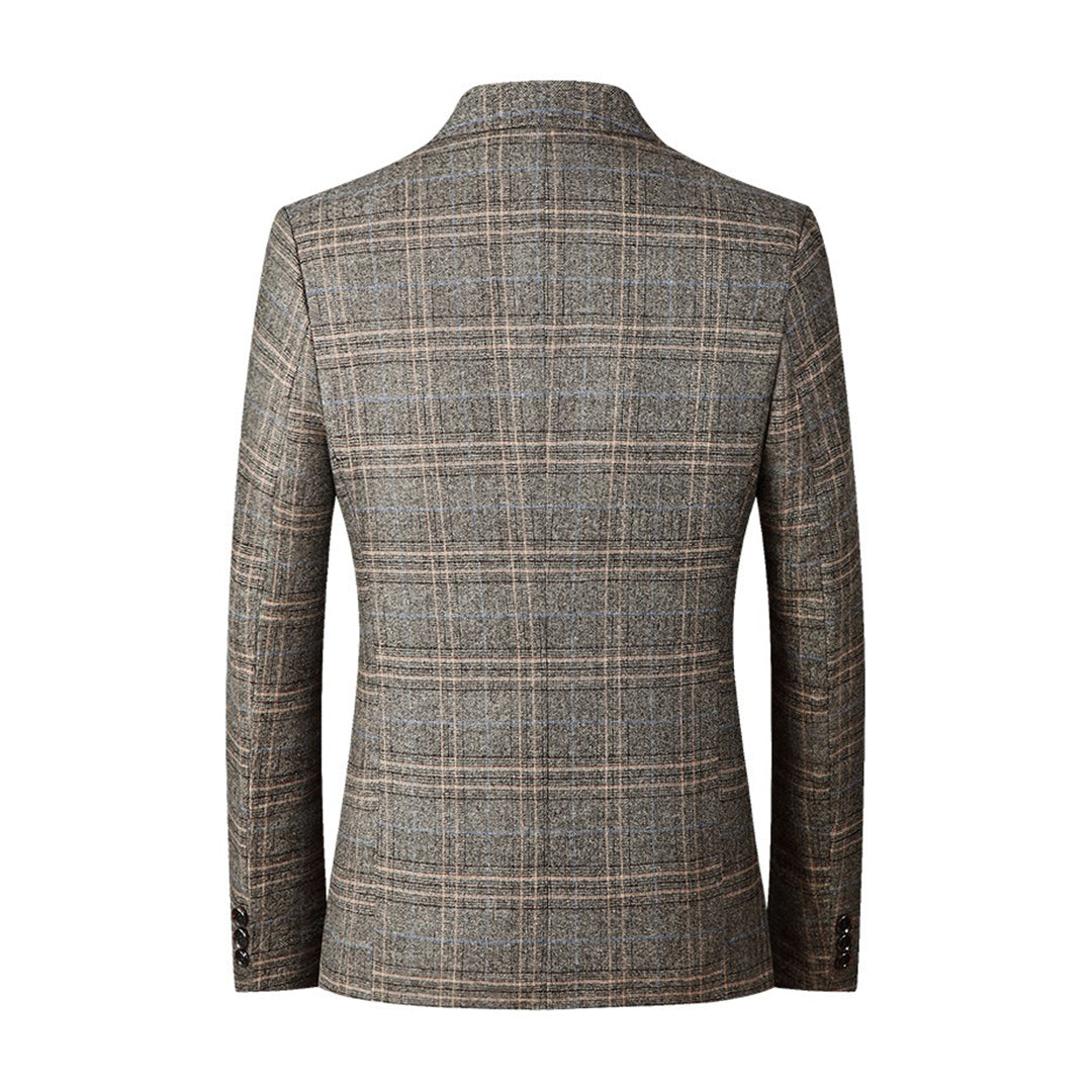 Claus - Smal pasform blazer med reverskrave og langærmede lommer Lundbutik
