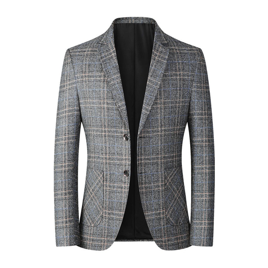 Claus - Smal pasform blazer med reverskrave og langærmede lommer Lundbutik