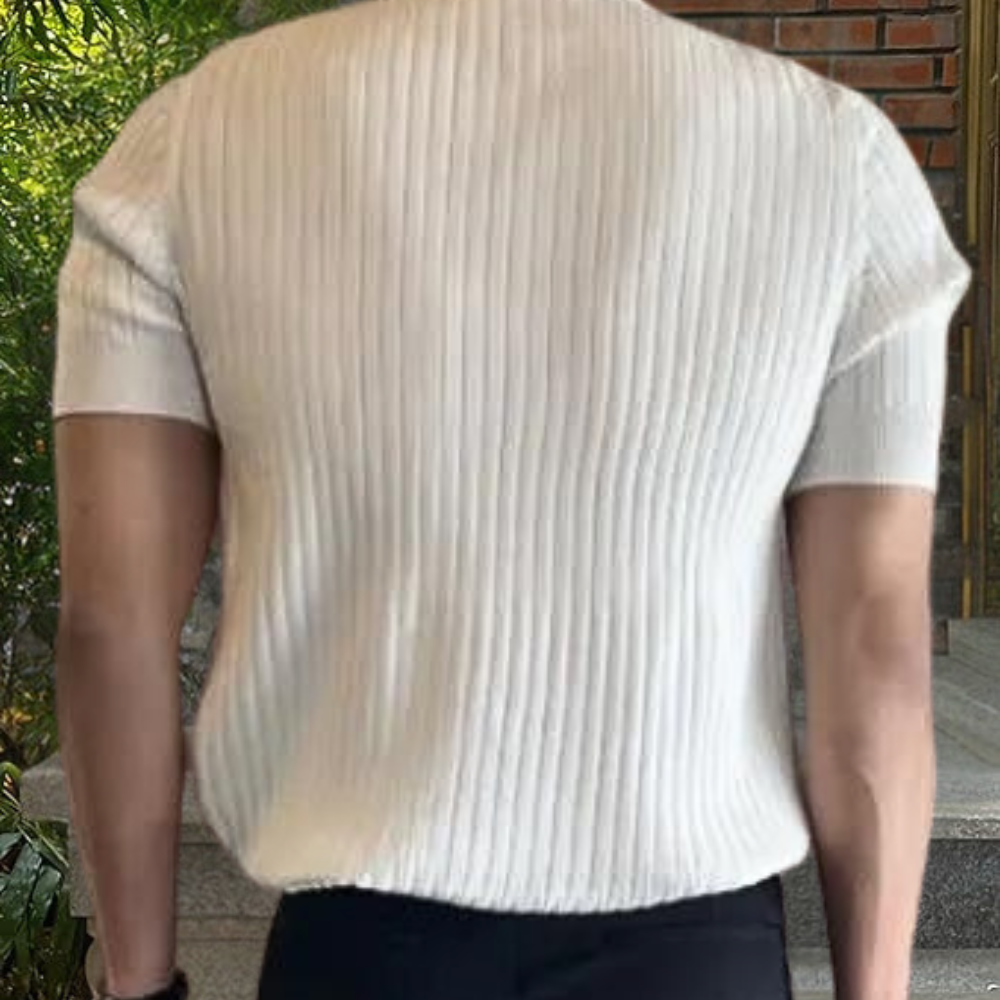 Arthur - Komfortabel slank pasform poloshirt med kort ærme Lundbutik