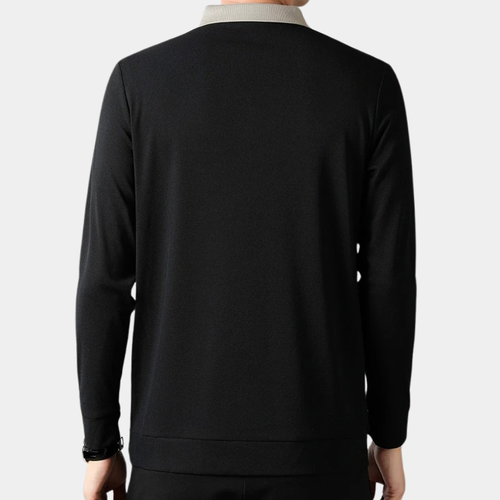 Adrean - Komfortabel slim fit skjorte med lange ærmer Lundbutik