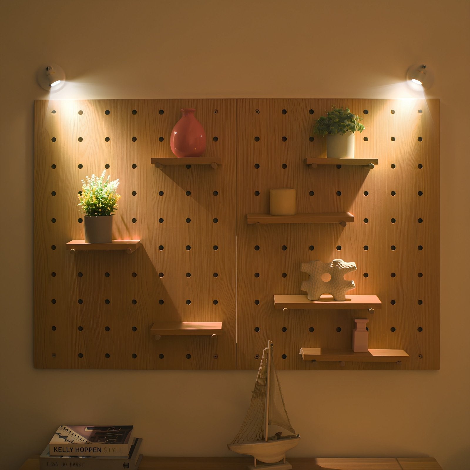 EmilGlow - Trådløse LED-spotlights med justerbar vinkel og nem montering Lundbutik