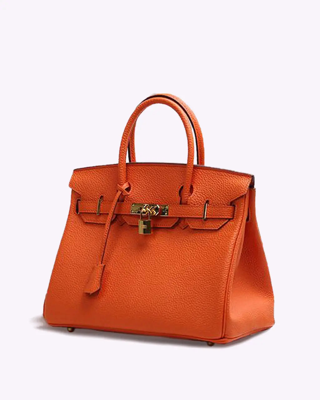 Isadora - Stilfuld håndtaske med justerbar rem og rummelig opbevaring-Handbags-Lundbutik-Orange-Standard-Lund Butik