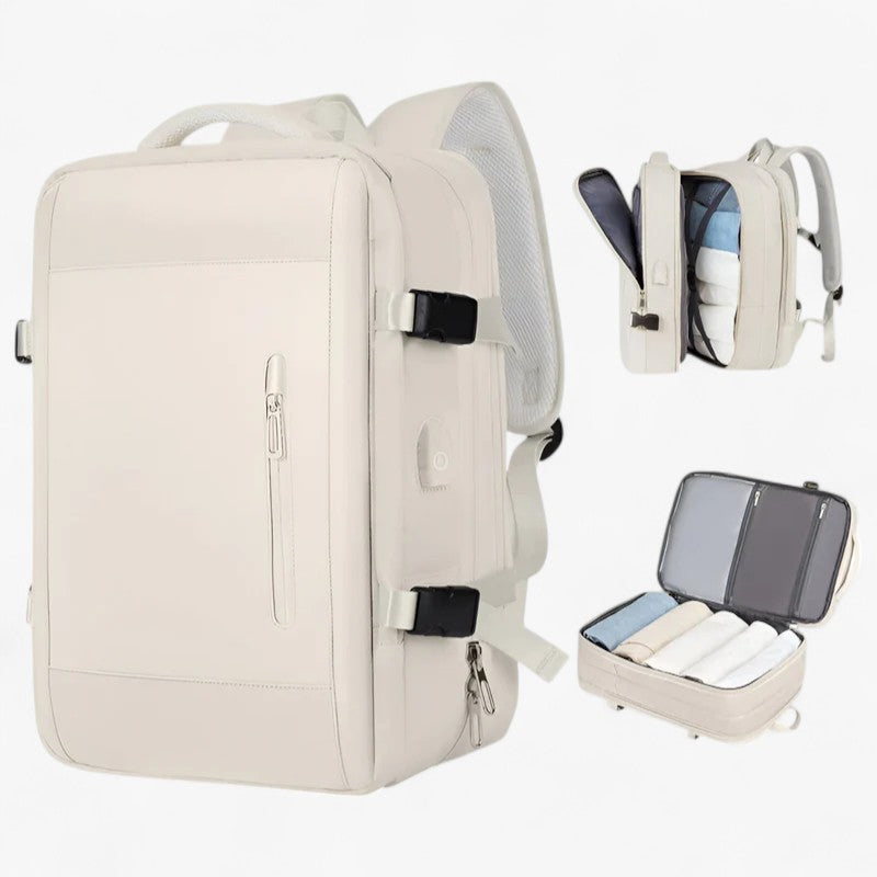 VoltPack - Rummelig anti tyveri rejserygsæk med USB opladningsport Lundbutik