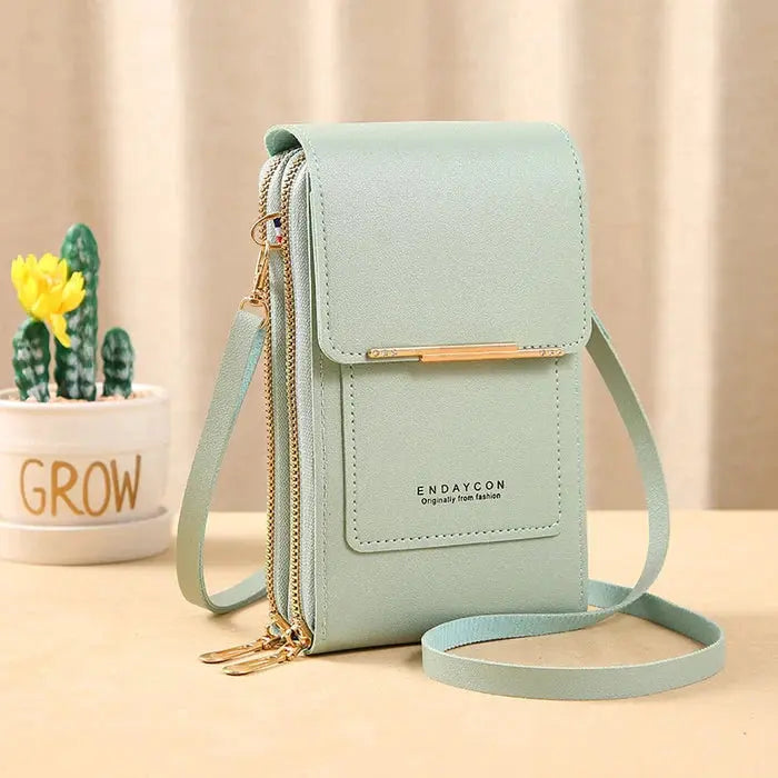 Lily - Kompakt pung crossbody taske med smart opbevaring-Apparel & Accessoiries-Lundbutik-Grøn-Standard-Lund Butik