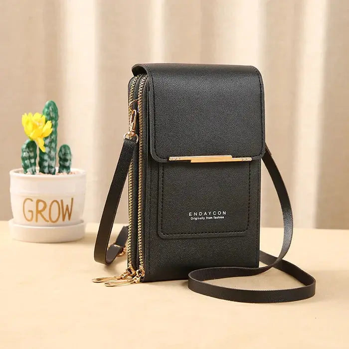 Lily - Kompakt pung crossbody taske med smart opbevaring-Apparel & Accessoiries-Lundbutik-Sort-Standard-Lund Butik