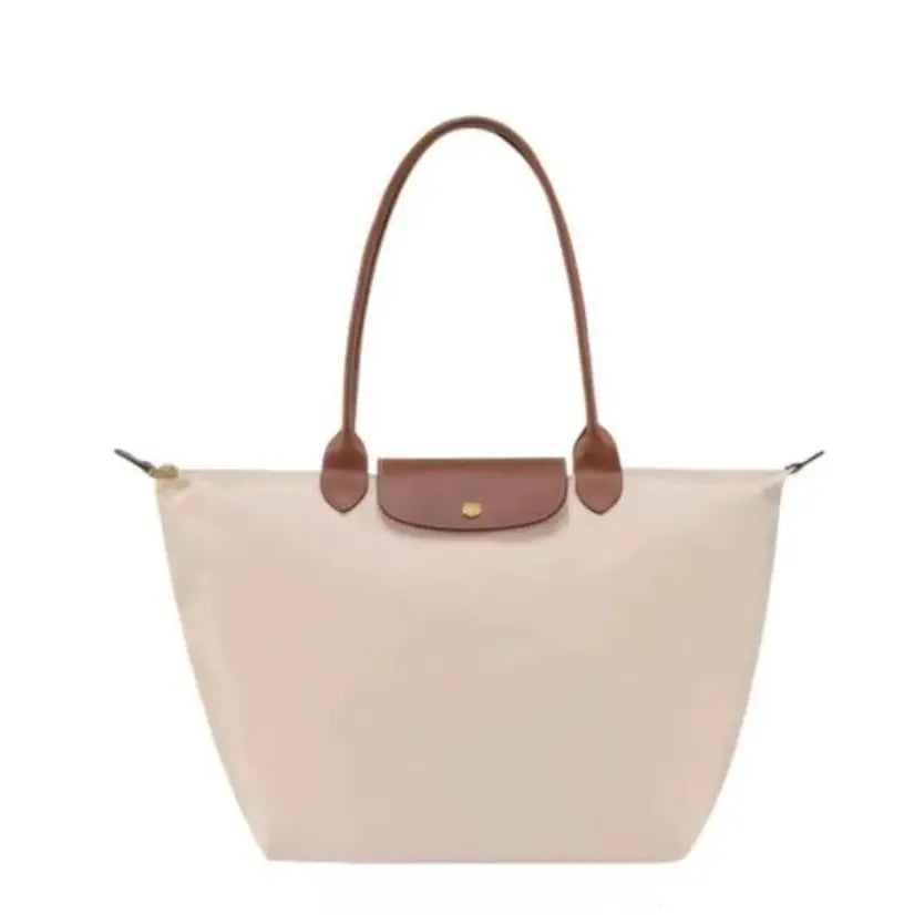 Emily - Afslappet skuldertaske med justerbar rem-Apparel & Accessoiries-Lundbutik-Cremet hvid-Standard-Lund Butik