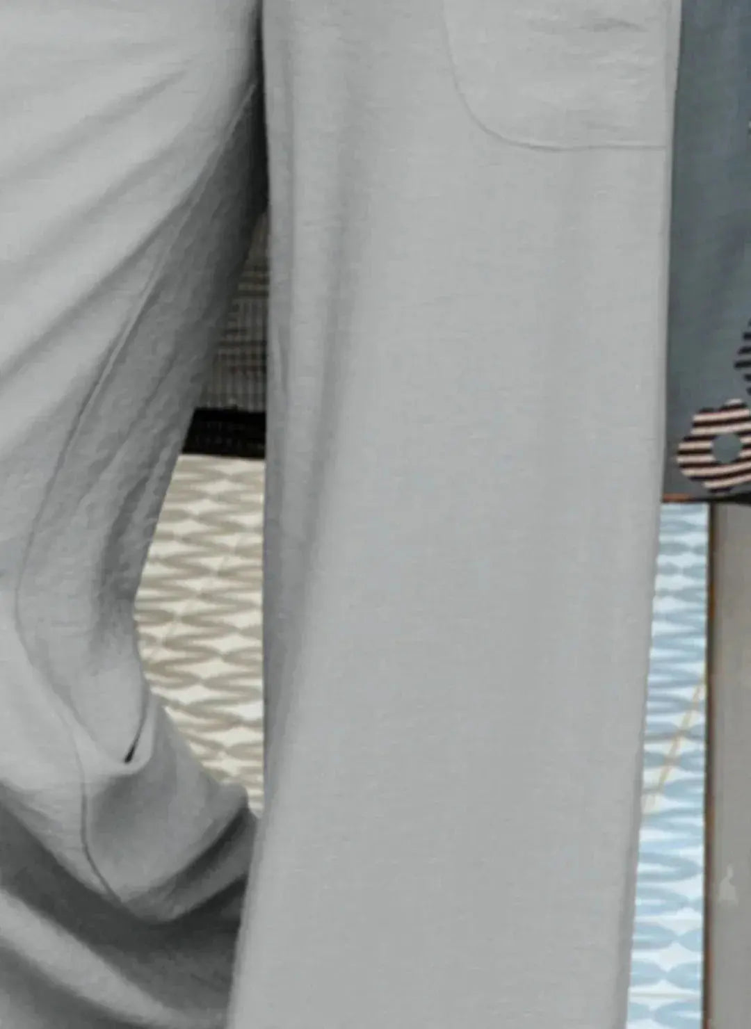 Bella - Afslappet elastik i taljen Bukser med brede ben og lommer-Pants-Lundbutik-Lund Butik