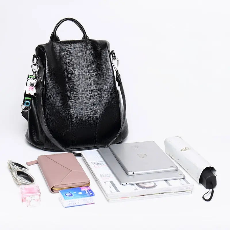 Emma - Elegant tyverisikret rygsæk med justerbare stropper-Apparel & Accessoiries-Lundbutik-Lund Butik