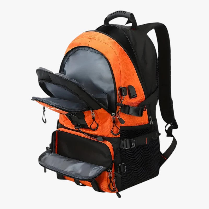 NoahPack -Skuldertaske med stor kapacitet med flere lynlåslommer og justerbare stropperr Lundbutik