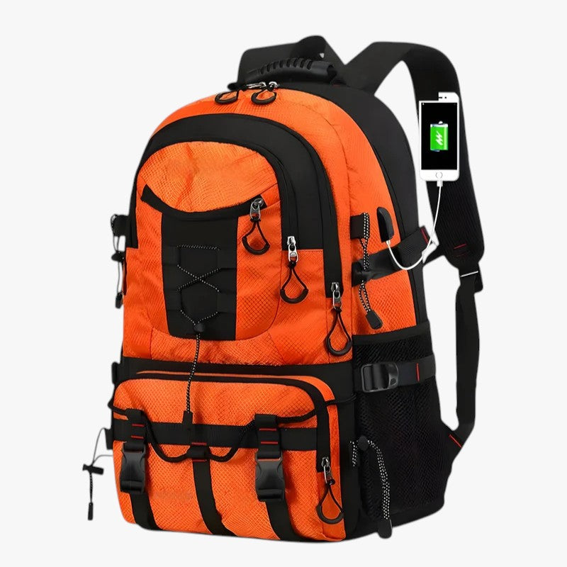 NoahPack -Skuldertaske med stor kapacitet med flere lynlåslommer og justerbare stropperr Lundbutik