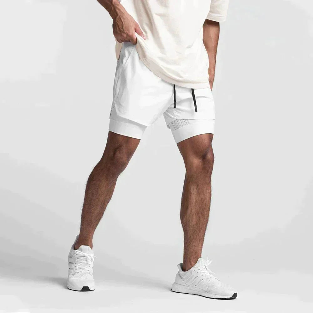 Adrean - Komfortable træningsshorts med justerbar snøre og lommer Lundbutik